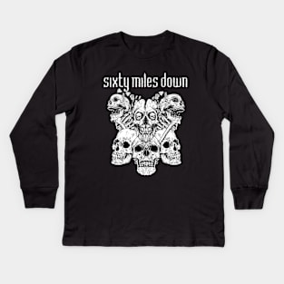 Pile Of Skulls Kids Long Sleeve T-Shirt